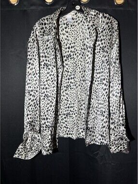 Anna and Frank 100% Silk Size XL Leopard